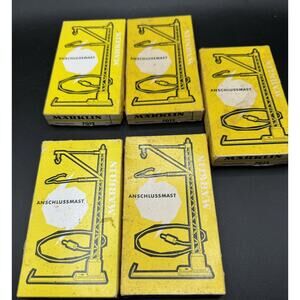 5 Marklin 7012 Catenary Signal Feeder Mast Mint In Box!